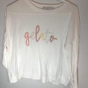 Loft “gelato” sweater style shirt